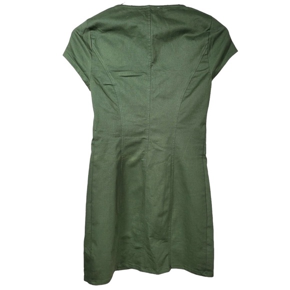 Lovers + Friends x Revolve Kaili Button Up Mini Dress in Green - Picture 8 of 11